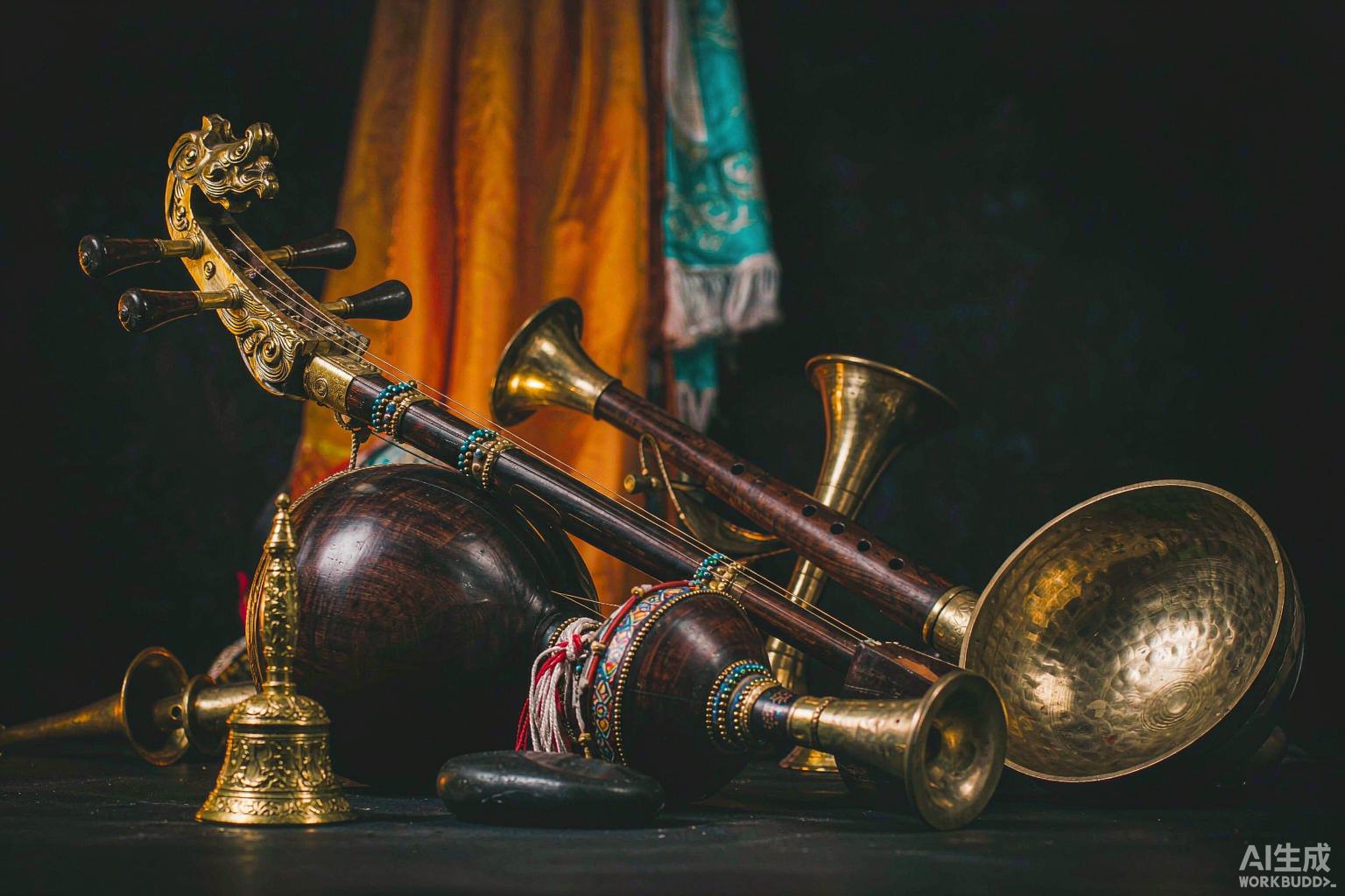 Traditional Tibetan musical instruments