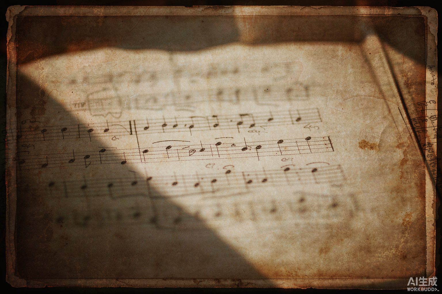 Hand-notated musical manuscript