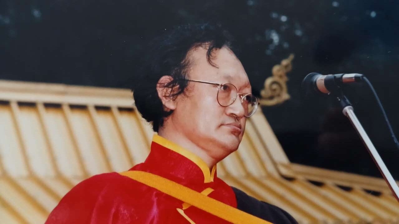 Portrait of Tsering Dondrup, Tibetan composer